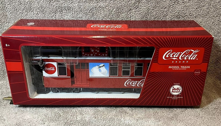 LGB 43755 NEW IN BOX Coca Cola Drover’s Caboose MINT With Sleeve G Scale