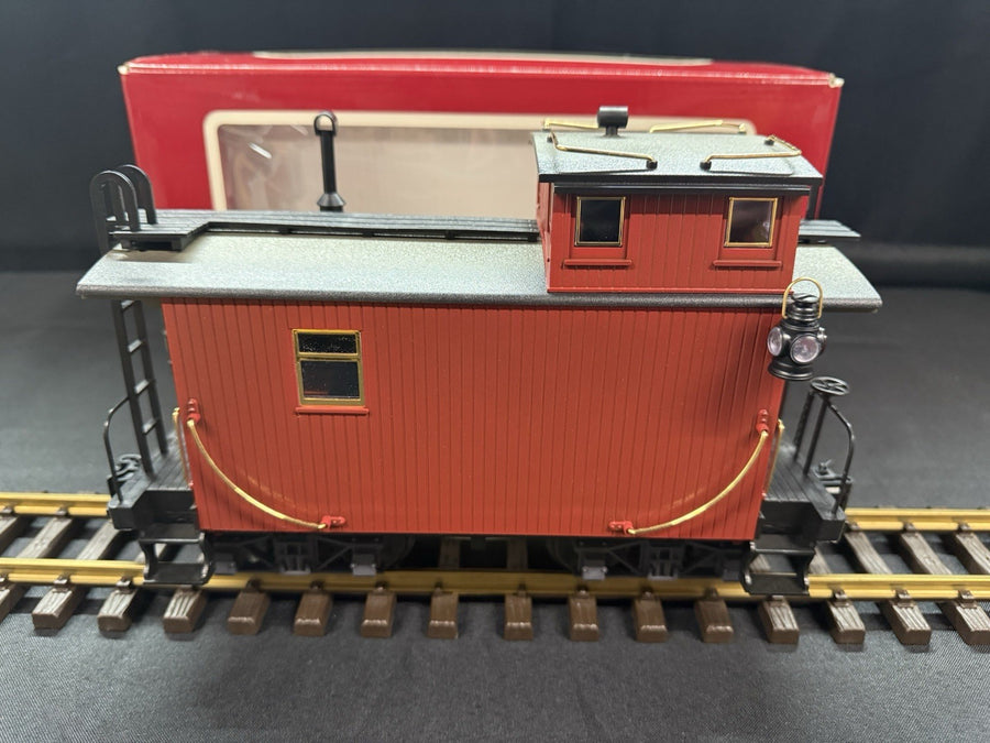 LGB 47655 Undecorated Short Caboose G Scale Metal Wheels Knuckles NIB Rare