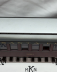 LGB 38805 Santa Fe Passenger Coach Car Burgundy Metal wheels lighted G Scale LN