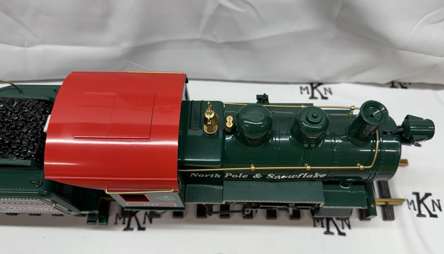 Aristo Craft Art 21235C North Pole Steam Locomotive and Tender Christmas G Scale