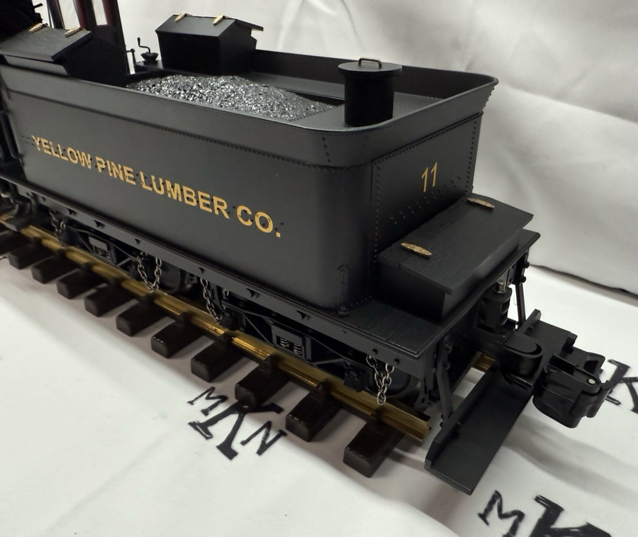 Bachmann 81496 G Scale Yellow Pine Lumber 2-6-0 Mogul Steam Locomotive