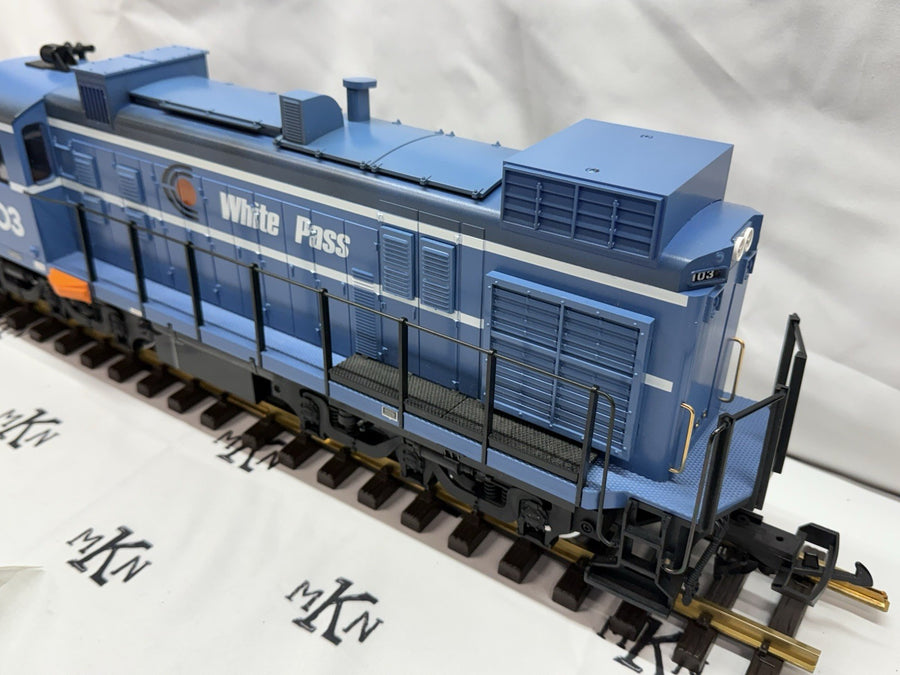 LGB 2155S G White Pass Diesel Locomotive w/Sound #103/Box