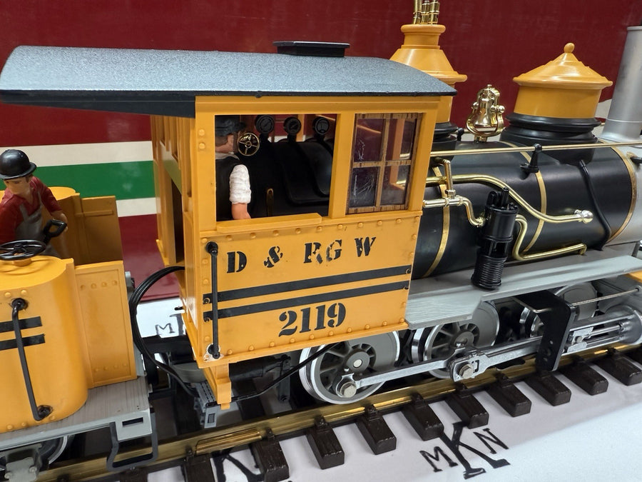 LGB Denver Rio Grande 2119D 2-6-0 Steam Loco & Tender w/ Box G Scale