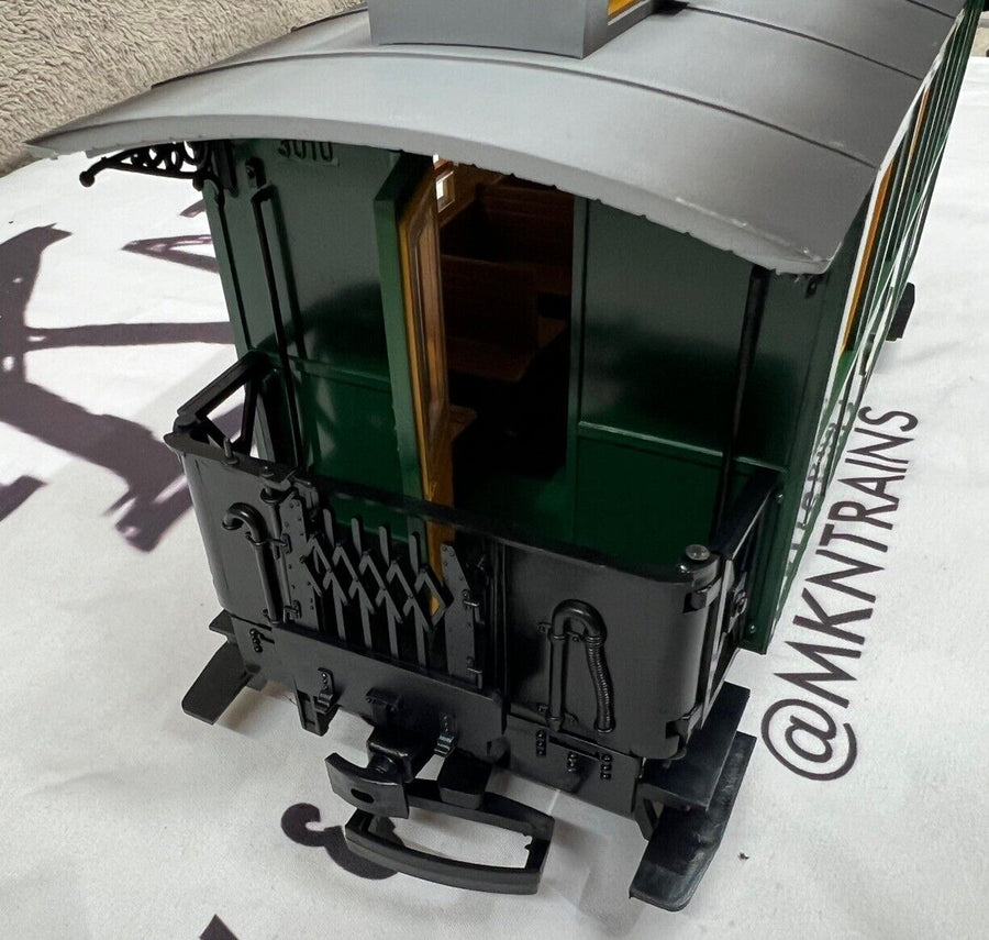 LGB 3010 2nd Class #2 Green Passenger Coach G Scale New/ No Box