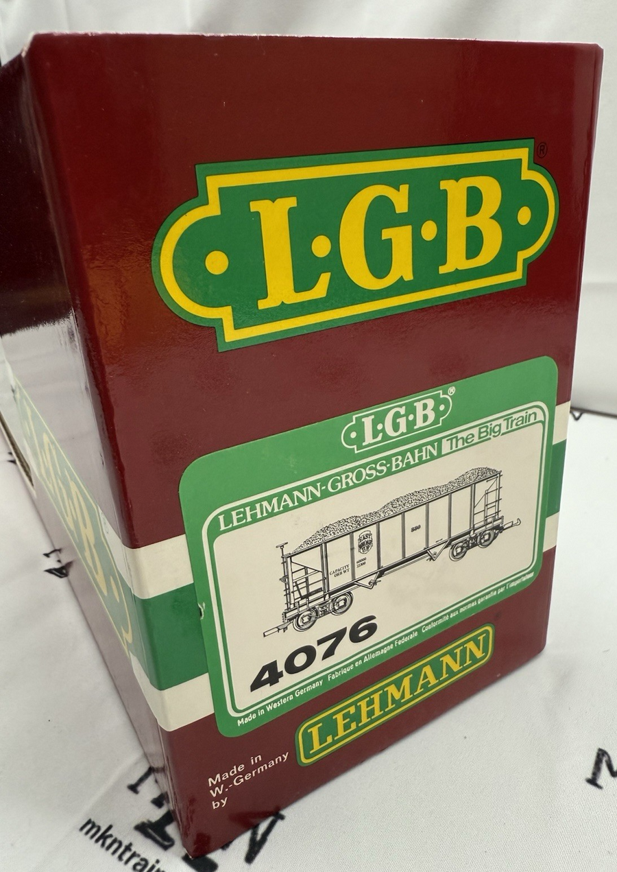 LGB 4076 East Broad Top Coal Hopper with load New in Box with Sleeve G Scale