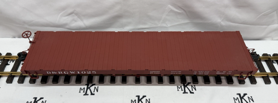 Accucraft AMS G Scale 1:20.3 D&RGW Flat Car #1023 Narrow Gauge