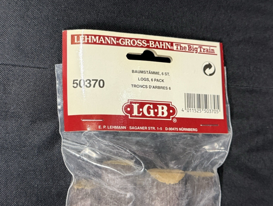 LGB 50370 Genuine 330mm Lehmann Logs (6 logs/pack) Brand New G Scale