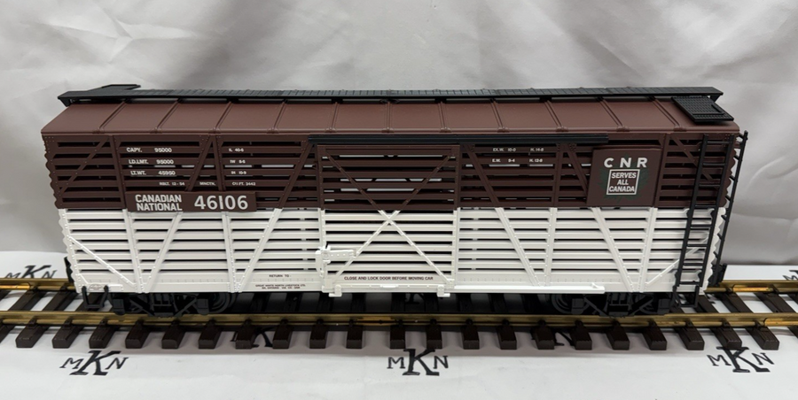 Aristo Craft Art 46104A CNR Canadian National Stock Car #46106 NIB