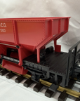 Vintage LGB 4041 OEG #1200 Ballast Car G Scale Germany Version A Couplers Red