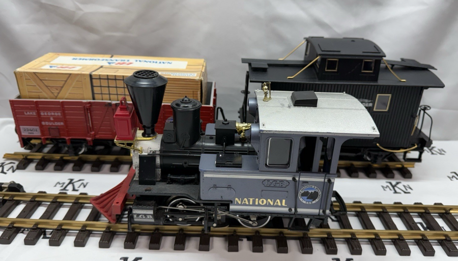 LGB 22401 Lake George & Boulder Starter Train Set with Track G Scale