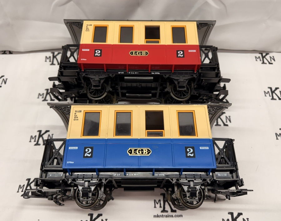 LGB 20301 Passenger Starter Train Set Figures Track G Scale W. Germany Used