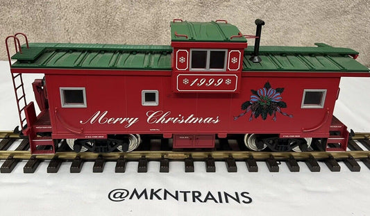 USA Trains G Extended Vision Caboose 1999 Christmas R12114 G Scale