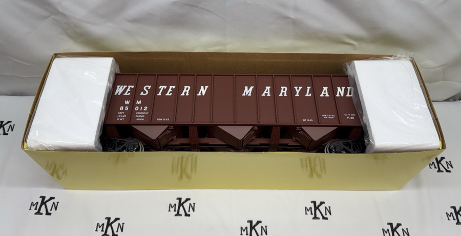 Aristocraft ART- 41495 WESTERN MARYLAND 100 Ton Hopper Car G Scale LN/Box