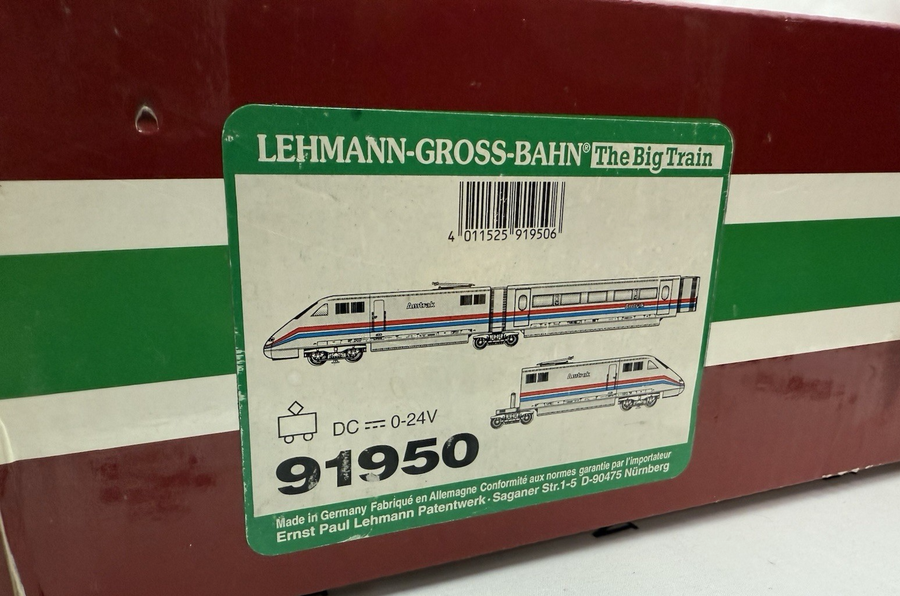 LGB 91950 Amtrak Bullet Train Plus Dining Car 91954 G Scale