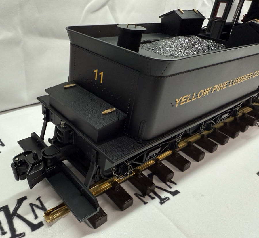 Bachmann 81496 G Scale Yellow Pine Lumber 2-6-0 Mogul Steam Locomotive