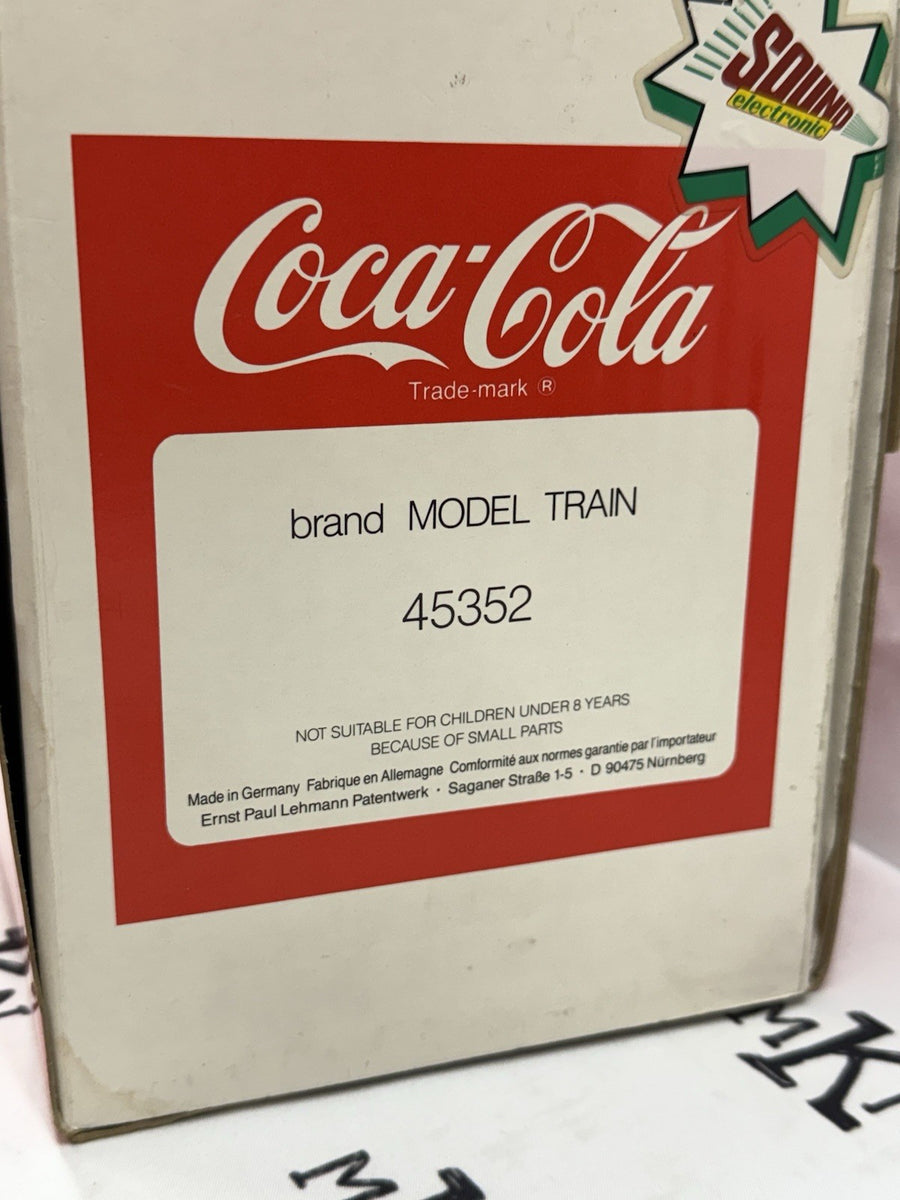 LGB 45352 Coca-Cola Box Car with Sound G Scale Metal Wheels LN/Box