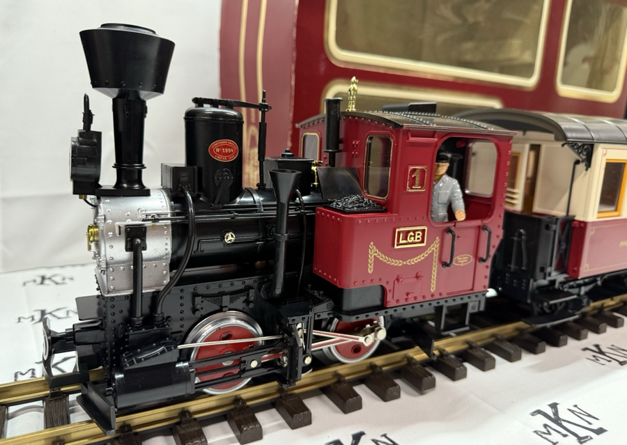 LGB  100 Year Anniversary Red Starter Set LN/Box No Transformer/No Track G Scale