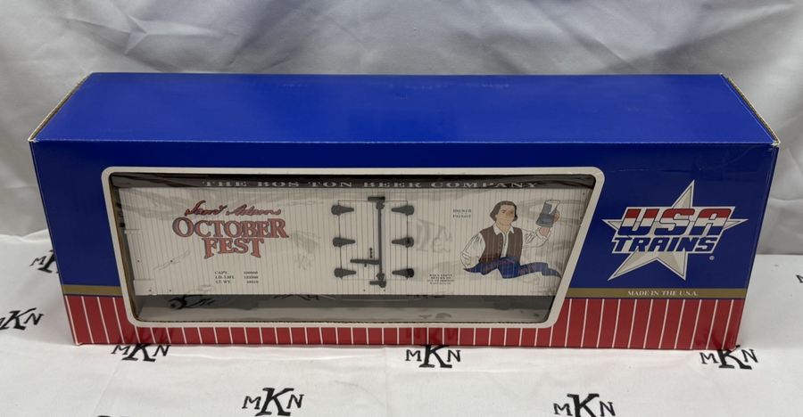 USA Trains R-16279 Sam Adams "October Fest" Beer Reefer Car G Scale