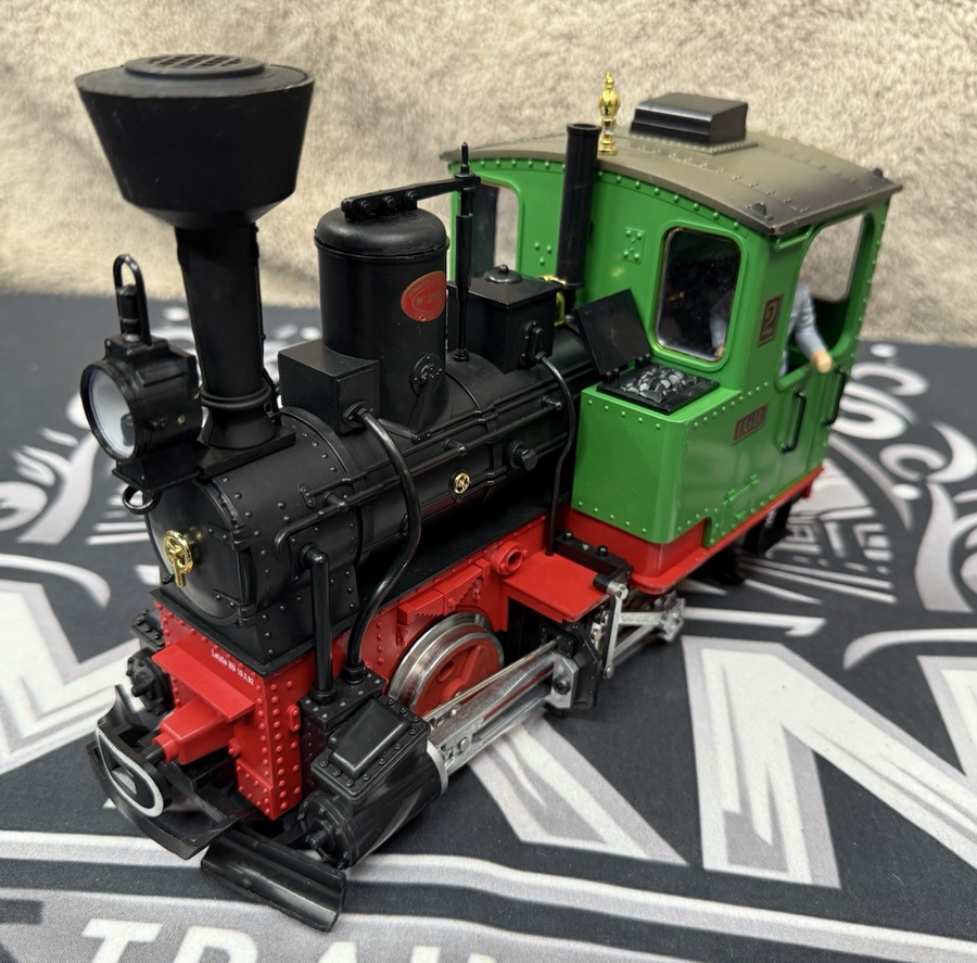 LGB LEHMANN 20212 G Scale 0-4-0 Steam Locomotive With Smoke/Sound Tested LN
