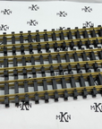 USA TRAINS R81065 BRASS 60 INCH STRAIGHT TRACK 6 total 5-foot Sections G Scale
