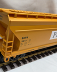 LGB G Scale 45820 3-Bay Covered Hopper Shell Plastics SCPX #5217 