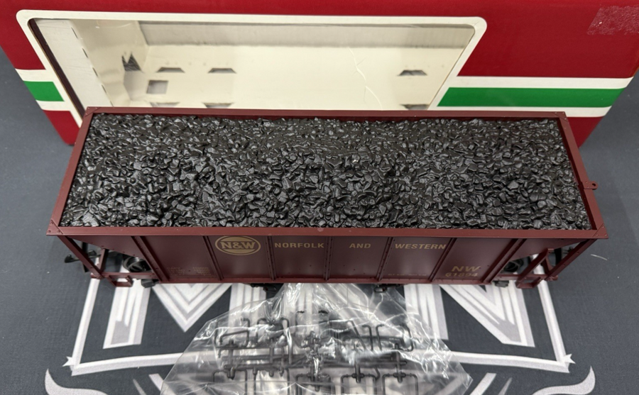 LGB 45760 NORFOLK AND WESTERN COAL HOPPER G Scale Excellent/Box