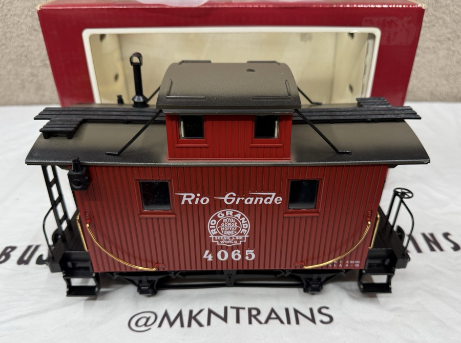 LGB 4065 G Scale Rio Grande Center Cupola Caboose Ex/Box