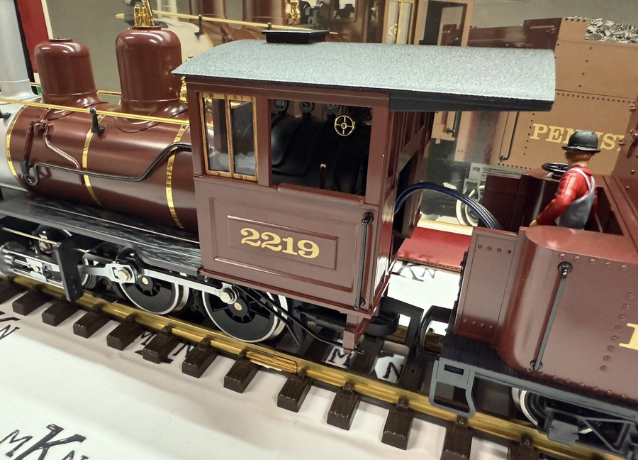 LGB 2219S G Pennsylvania 2-6-0 Mogul Steam Locomotive & Sound Tender LN G Scale