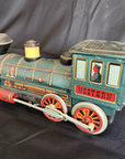 Vintage Tin Trade Mark Modern Toys Western Train Engine Locomotive Japan 1966