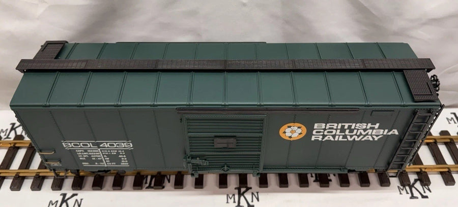 Aristo-Craft 46058 British Columbia Boxcar #4039 Metal Wheels G Scale