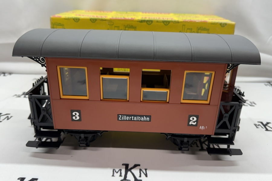 LGB 3007 Zillertalbahn Passenger Car 3rd Early Years Vintage LN/Box