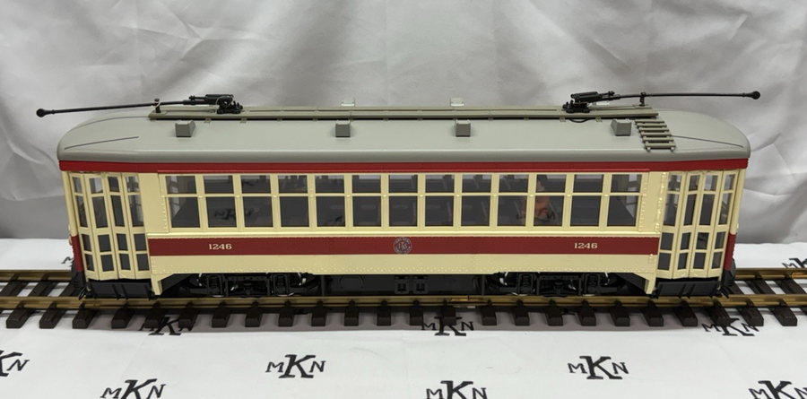 LGB 21382 G Scale Third Avenue Transit System Streetcar #1246 w/ Sound New/Box