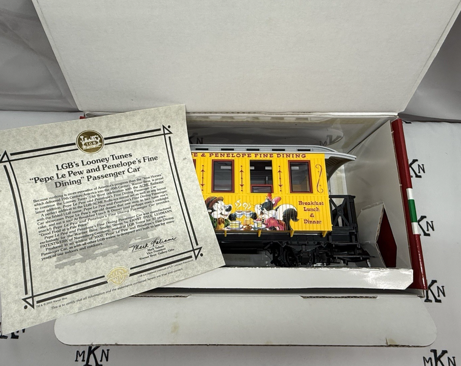 LGB 35065 Looney Tunes Pepe Le Pew Passenger Dining Rail Car Collection Item G