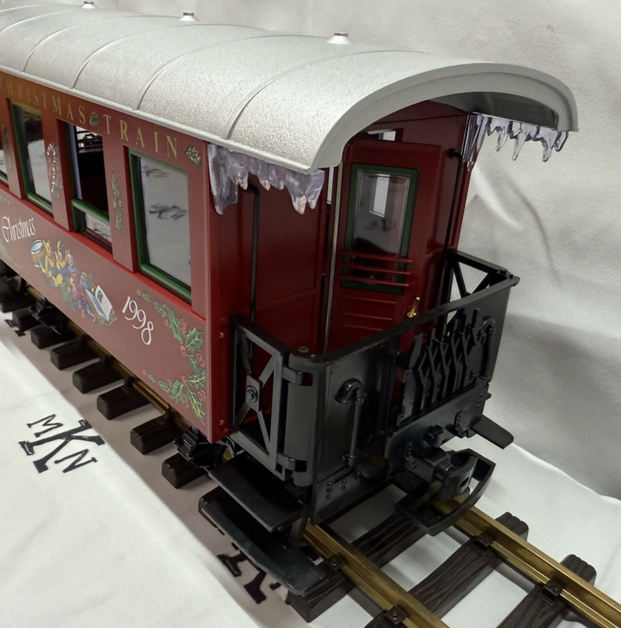 LGB 1998 LEHMANN The Big Train 36078 Christmas Passenger Car G Scale