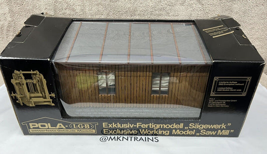 Pola LGB Lehmann Sawmill G Scale Train Building Scenery Brand New MINT