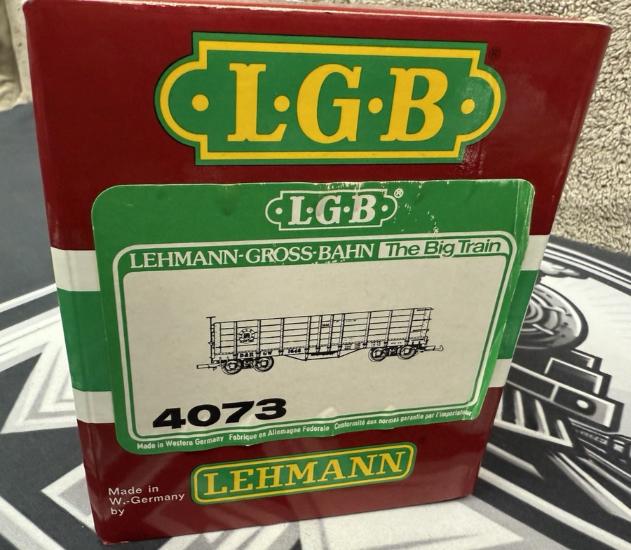 LGB 4073 Denver & Rio Grande Western High-Sided Wooden Gondola 1646 G Scale