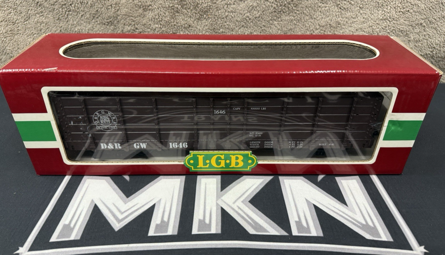 LGB 4073 Denver & Rio Grande Western High-Sided Wooden Gondola 1646 G Scale
