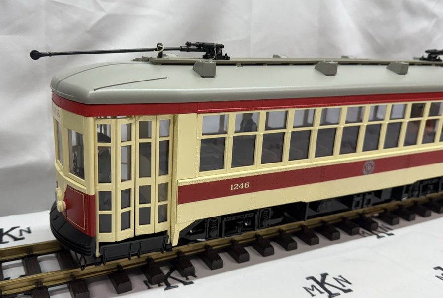 LGB 21382 G Scale Third Avenue Transit System Streetcar #1246 w/ Sound New/Box