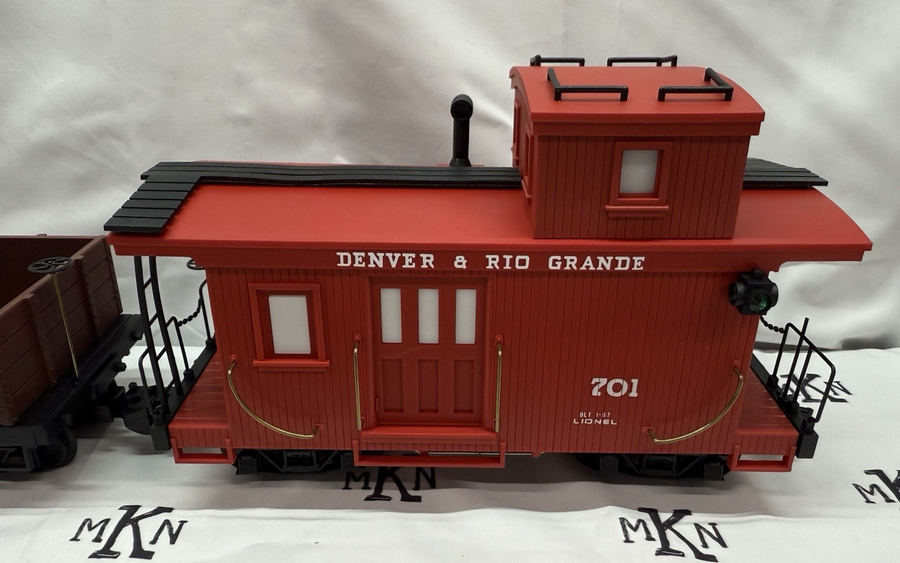 Lionel G GOLD RUSH SPECIAL 8-81000 G Scale Steam Freight Train EX