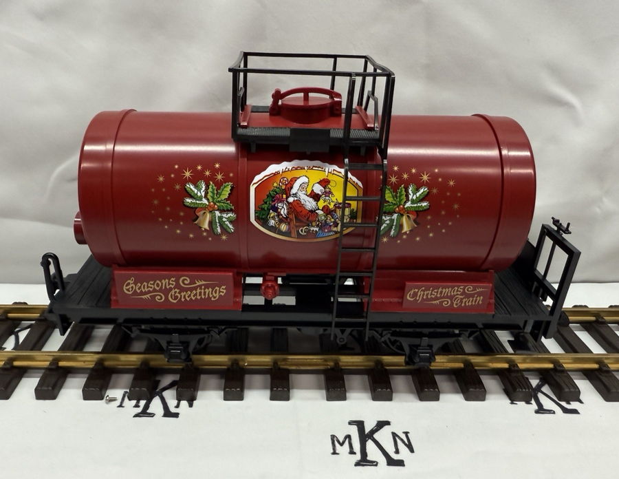 LGB 47400 CHRISTMAS SEASONS GREETINGS SANTA TANK CAR G Scale