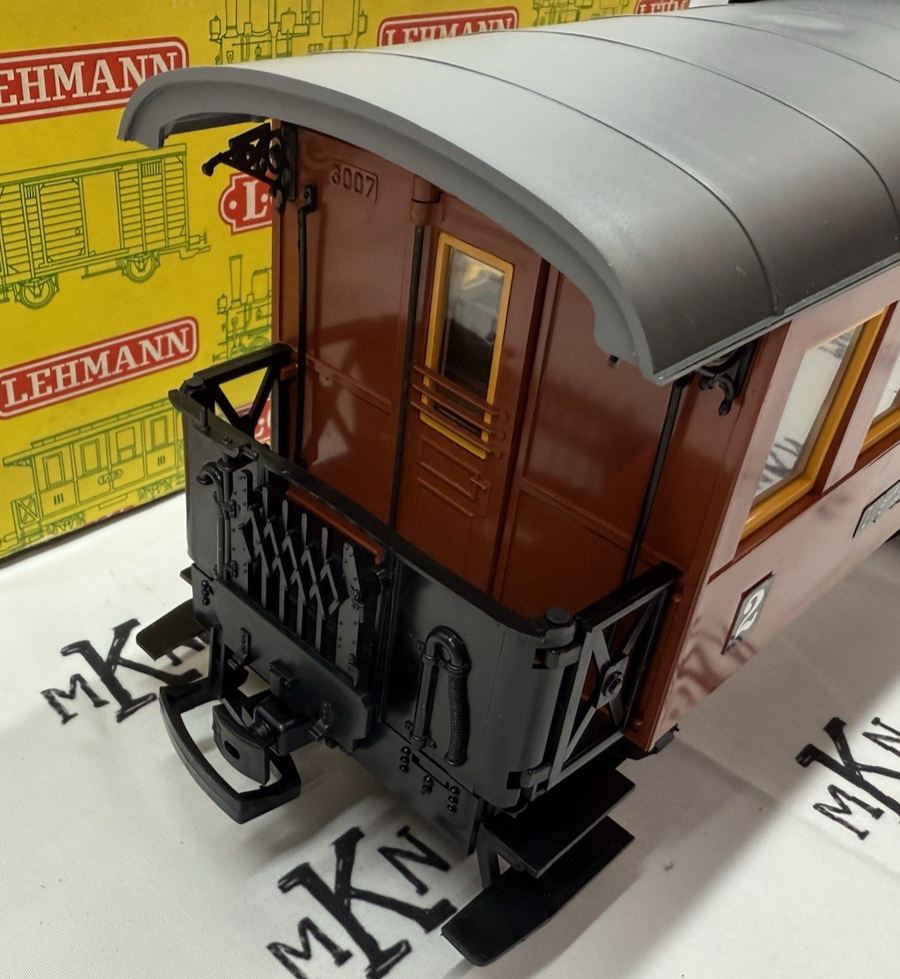 LGB 3007 Zillertalbahn Passenger Car 3rd Early Years Vintage LN/Box