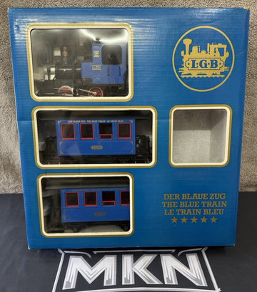 LGB 20301BZ The Blue Train Set G Scale Train Only No Track, No Transformer LN