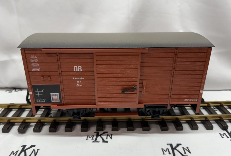 LGB 4035 G Scale Deutsche Reichsbahn Brown Box Car New/Box