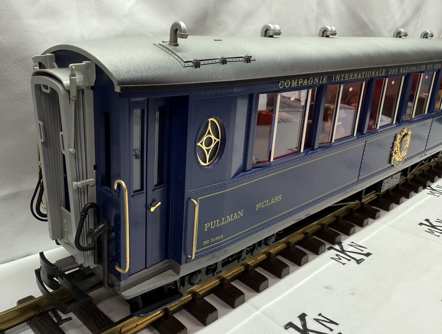 LGB 31655 G SCALE ORIENT EXRESS 1st CLASS SALON CAR Lighted LN/Box/Inserts (#1)