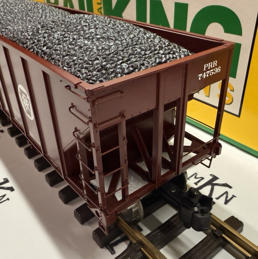 RAILKING One Gauge 70-75015 PRR Pennsylvania Hopper Coal Load #747536 G MINT