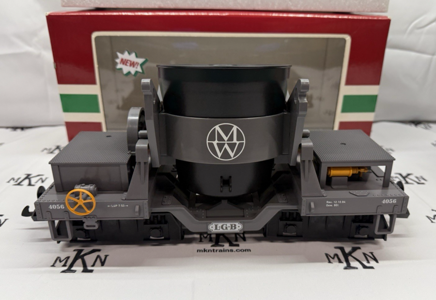 LGB 40560 Operating Ore Dump Car G Scale L123SF with Metal Wheels NIB/ Sleeve