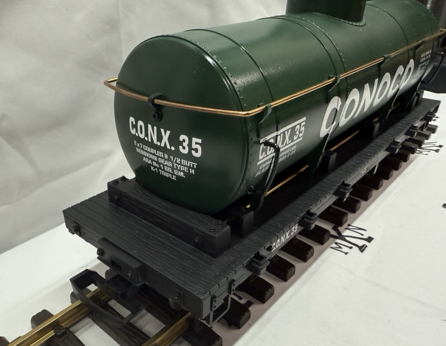 LGB 40805 Conoco Single Dome Tank Car C.O.N.X. 35 LN/EX G Scale