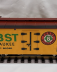 LGB 4074 G Scale Pabst Milwaukee Reefer with Ball Bearing Metal Wheels LN/Box