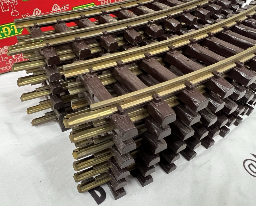 LGB 1500 G Scale Wide Radius Curved Track Sections (12) EX/Box