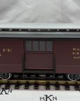LGB 38845 G Sante Fe Railway Express Agency Baggage Car Metal Wheels Lighted